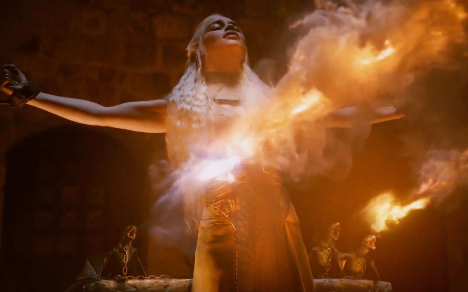 【扁豆】8分钟看完《权游》第二季大结局：野火点燃黑水大战，活死人大军苏醒，龙母经受幻境考验