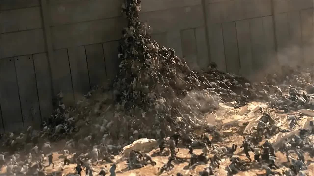 世界爆发不知名病毒，人类大规模变成丧尸，几十米的高墙都拦不住！